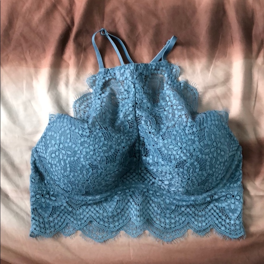 BNWOT Lace Cowl Neck Padded Bralet by Pink